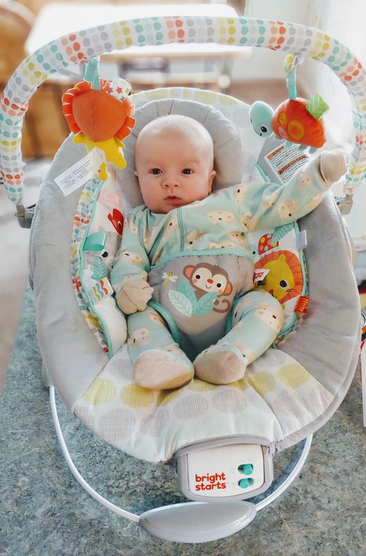 Bright starts whimsical 2024 wild cradling bouncer