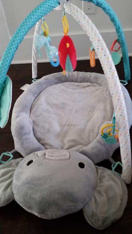 bright starts enchanted elephant baby gym