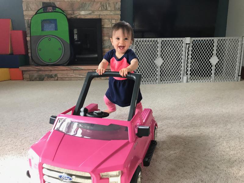 pink ford f150 walker