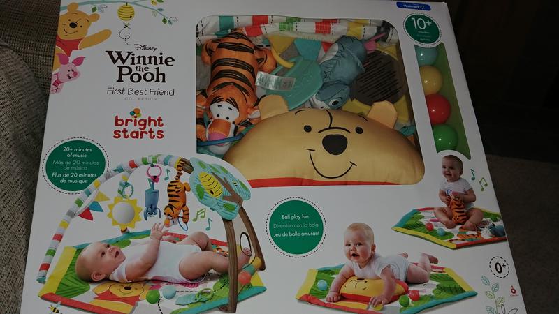 winnie the pooh happy as can bee activity gym from bright starts