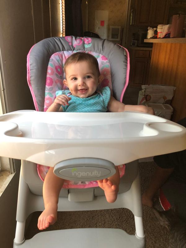 high chair baby girl