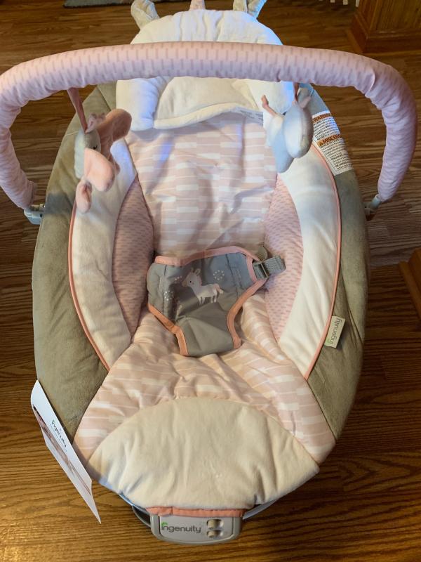 Ingenuity flora best sale the unicorn bouncer