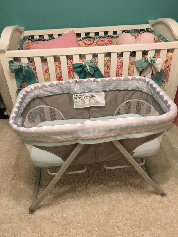 ingenuity foldaway rocking bassinet mattress