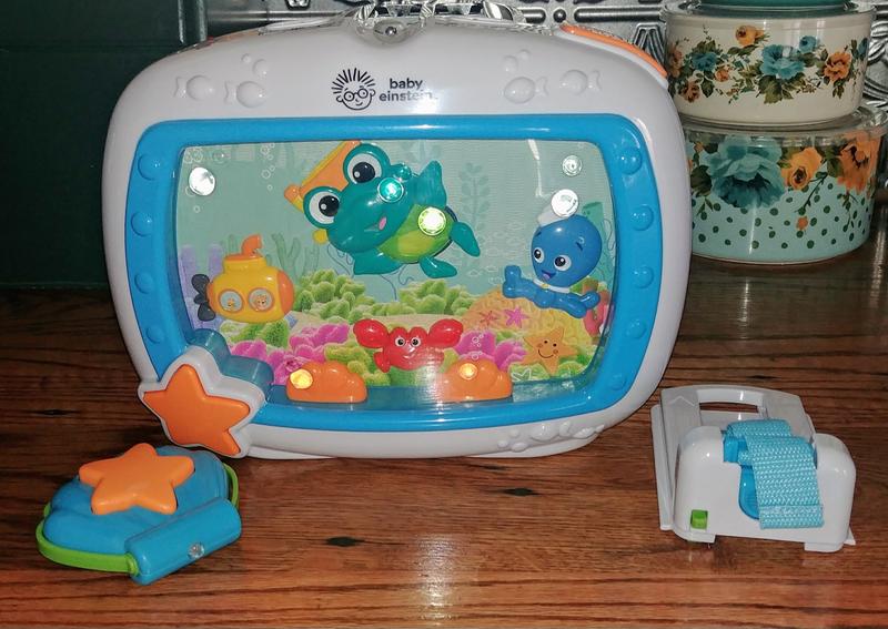 Baby Einstein, Sea Dreams Soother Cot Toy with Remote, Lights and