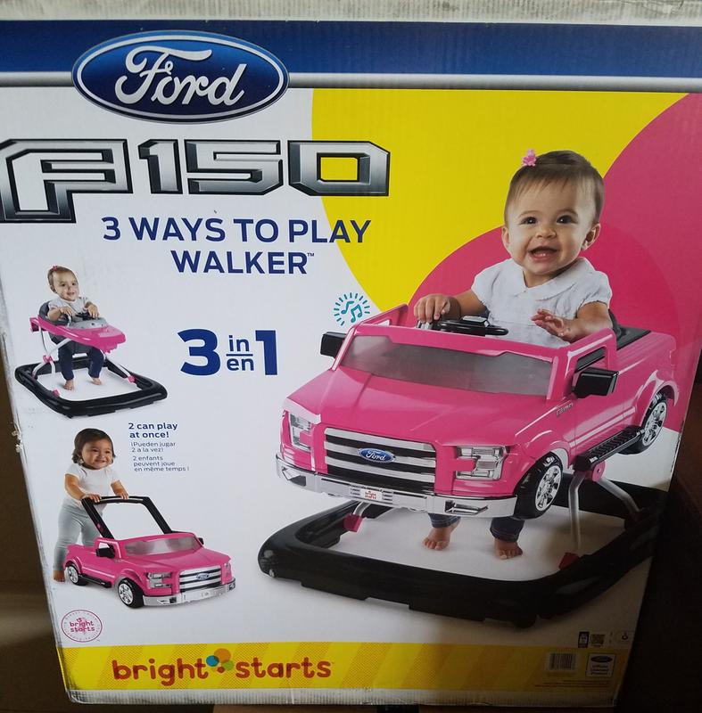 pink f150 baby walker