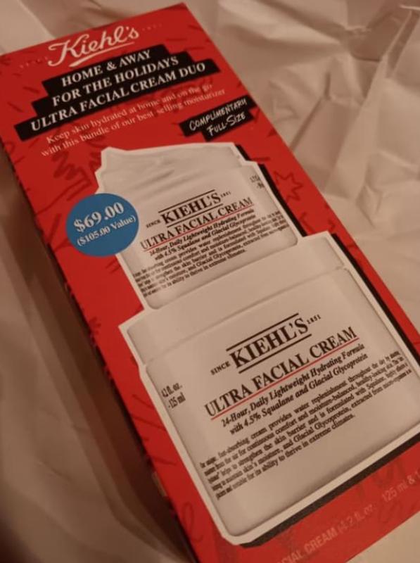 KIEHL'S ULTRA FACIAL CREAM 125ml 2個セット Kiehl's Since 1851 2-Pc. Home & Away For The Holidays Ultra