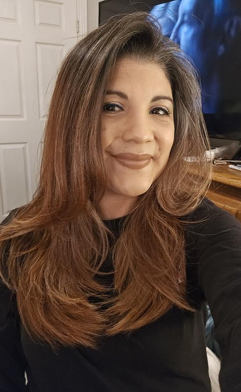 About a yr and a half later. My hair is so healthy, soft,  and shiny now that  stopped dying it nowI don't