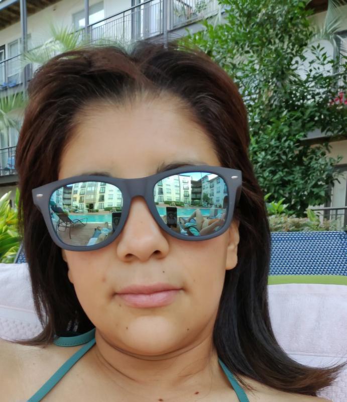 Notice the breakage in the front of my hair.