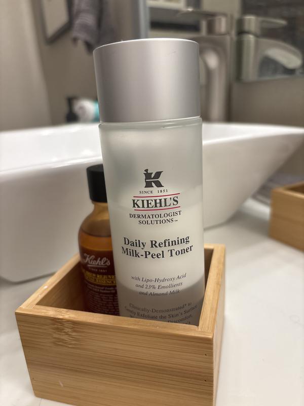 I use bamboo squares to organize all my skincare