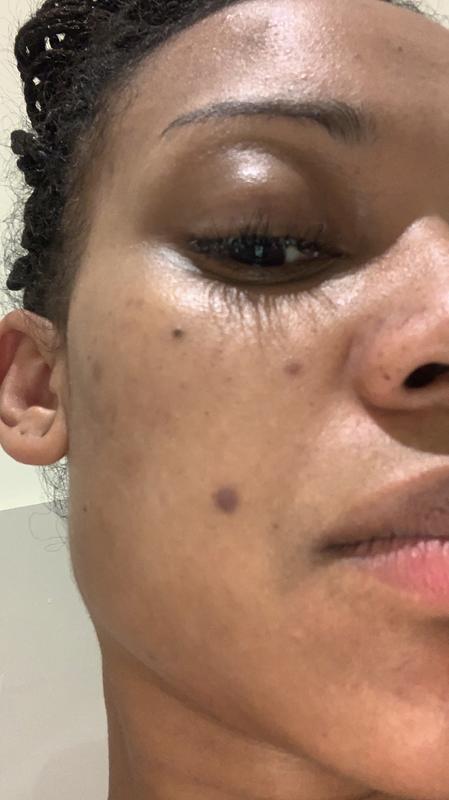 What my face was like