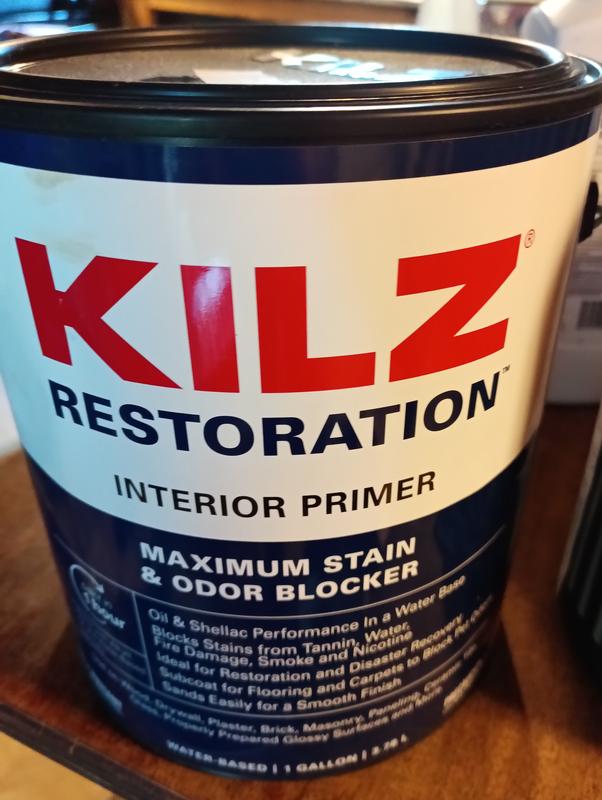 kilz restoration for cigarette smoke Eliminate Odor with Primer KILZ Restoration tackles tough stains from water damage Flipping a smokers house -