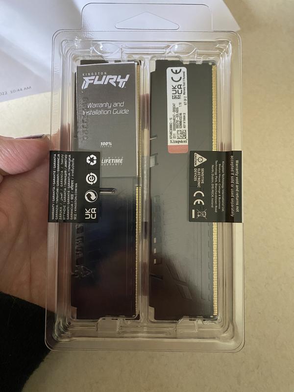 DDR5 Kingston Fury Beast - 32 Go (2 x 16 Go) - 6000 MHz - CAS 36 - DDR5 -  Top Achat