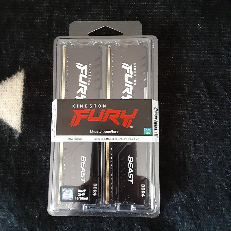 Kingston Fury Beast - 1 x 16 Go (16 Go) - DDR4 3200 MHz - CL16 - Mémoire  Kingston sur