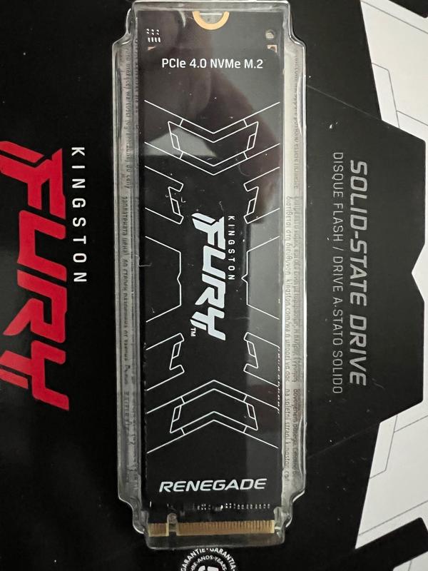 Kingston Fury Renegade 4TB PCIe Gen 4.0 NVMe M.2 Internal Gaming SSD with  Heat Sink | PS5 Ready | Up to 7300MB/s | SFYRDK/4000G