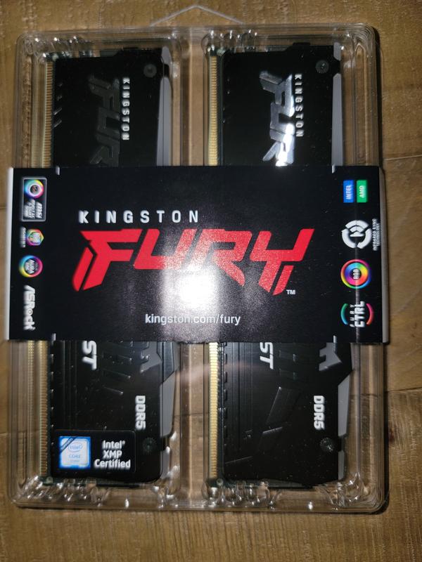 Soldes Kingston FURY Beast 16 Go Kit DDR5-5200 CL40 (KF552C40BBK2-16) 2024  au meilleur prix sur