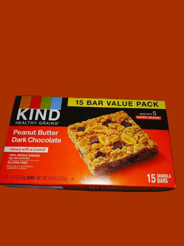  KIND HEALTHY GRAINS Dark Chocolate Chunk Bars, Gluten Free  Bars, 1.2 OZ Bars (40 Count) : Everything Else