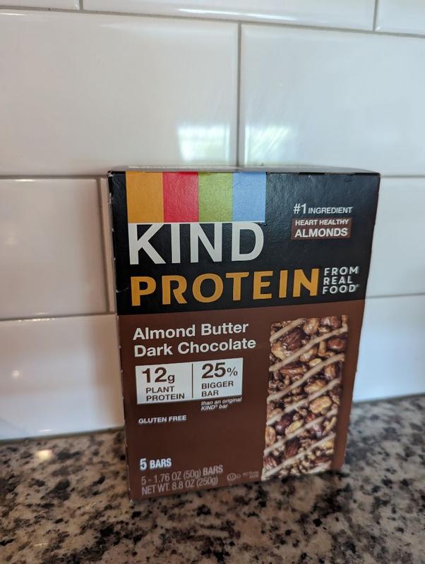 KIND Almond Butter Dark Chocolate Protein Bars 1.76 Oz Bars Box Of 12 ...