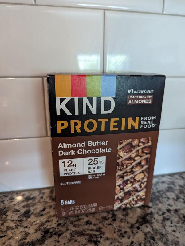 KIND Almond Butter Dark Chocolate Protein Bars 1.76 Oz Bars Box Of 12