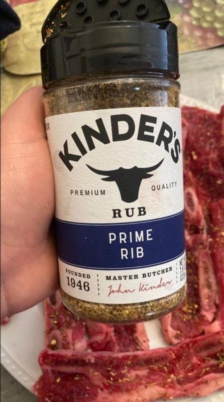 Kinder's Organic Prime Rib Rub, Premium Quality Seasoning, MSG Free, USDA  Certified Organic, 11 oz