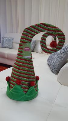 Christmas Elf Tree Topper Red Hat – momhomedecor