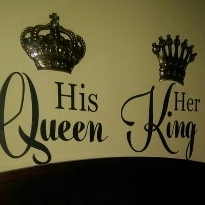 His Her Crown Gold Jeweled Wall Plaque Set Of 2 Kirklands