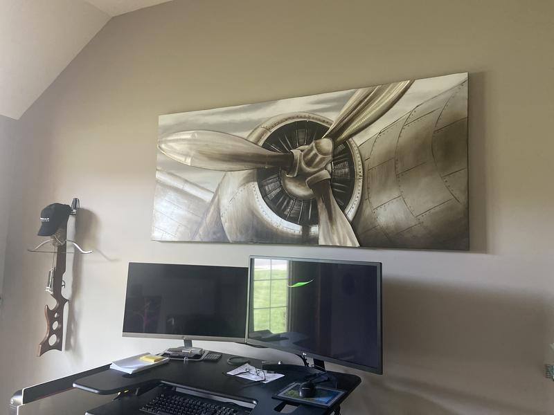 Airplane Propeller Canvas Art Print | Kirklands Home