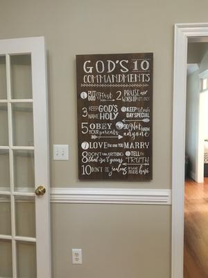 God S Commandments Wall Plaque Kirklands