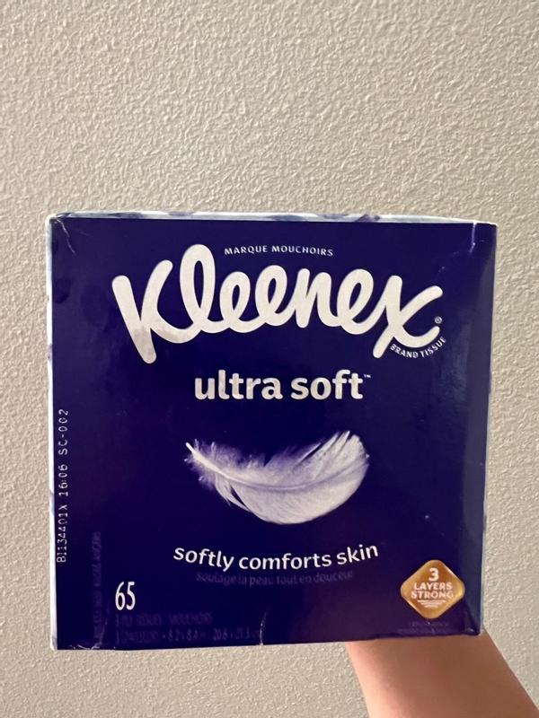 Kleenex Ultra Soft Facial Tissue 3-Ply 120 Tissues/Box 3 Boxes/Pack (54314)