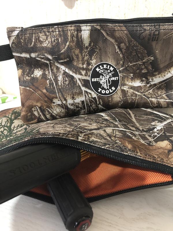 Zipper Bags, Camo Tool Pouches, 2-Pack - 55560 | Klein Tools