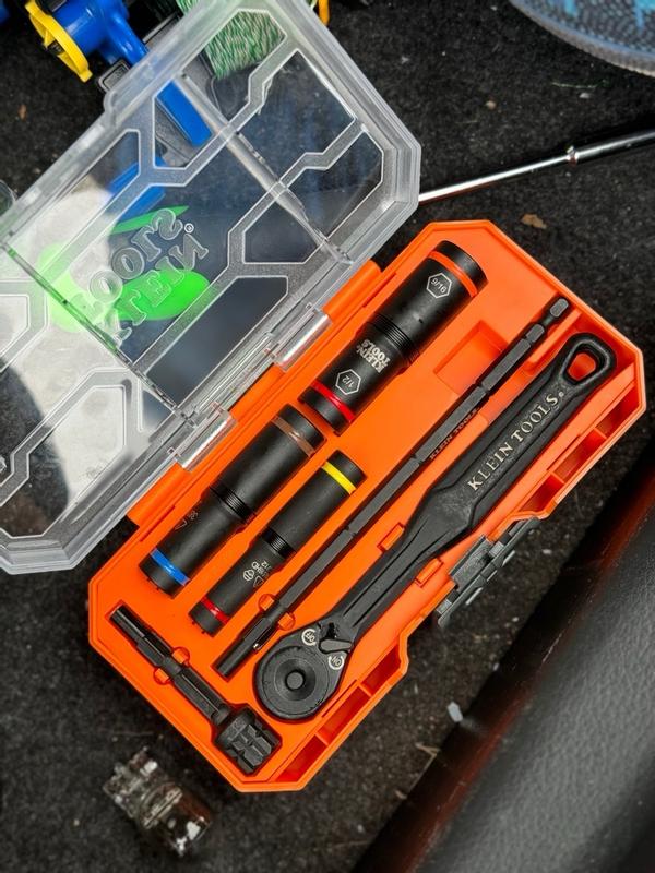 OUT1～25 KNECT™ Essential Deep-Well Heavy-Duty Flip Socket Set, SAE 7