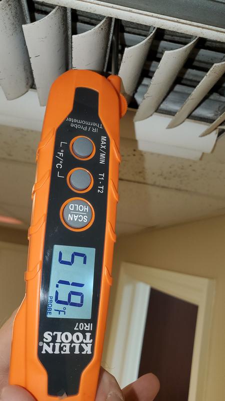 Klein Tools Infrared Thermometer Lcd Display Digital Thermometer ...