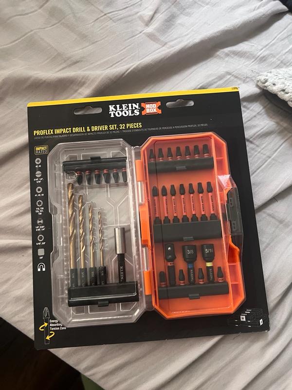 Klein Tools Drill and Driver Bit Set, 32-Piece in the Driver