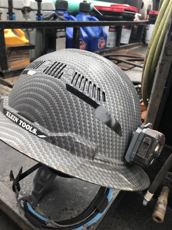 Klein Carbon Fiber Full Brim Hard Hat, Spartan 60513