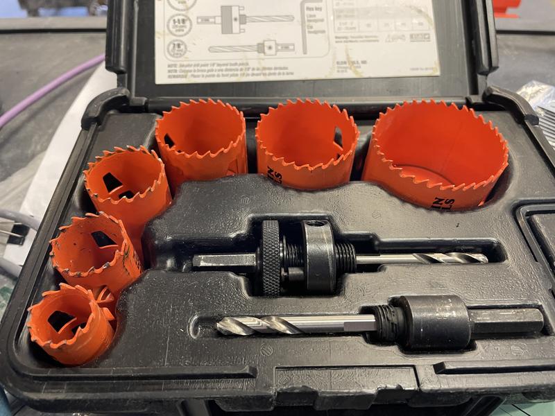 Bi Metal Hole Saw Kit 8 Piece 31902 Klein Tools