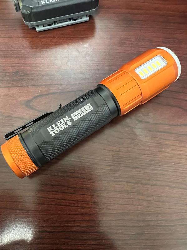 Rechargeable LED Flashlight with Worklight - 56412