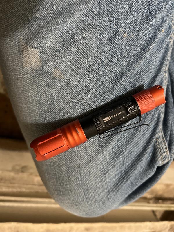 Rechargeable Waterproof LED Pocket Light with Lanyard