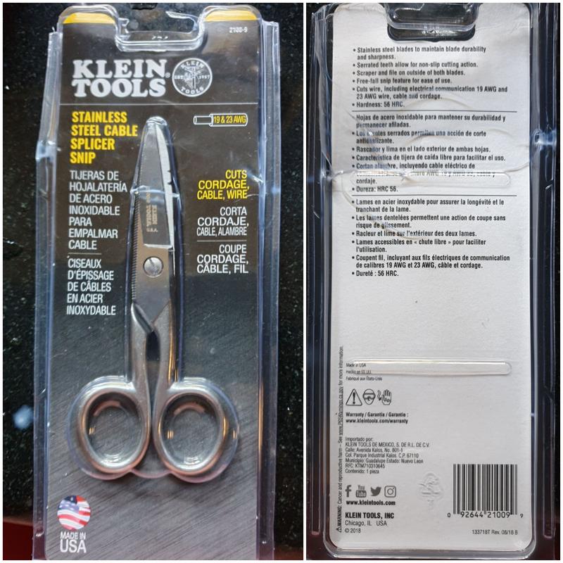 Klein Tools 1.875-in Serrated Standard Scissors 21009 at Lowes.com