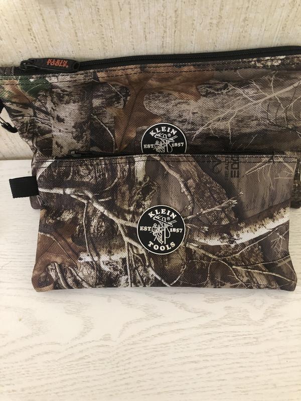 Zipper Bags, Camo Tool Pouches, 2-Pack - 55560 | Klein Tools