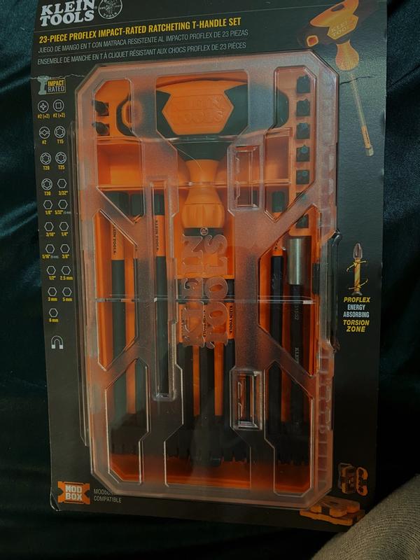 ProFlex Impact-Rated Interchangeable Ratcheting T-Handle Set, 23