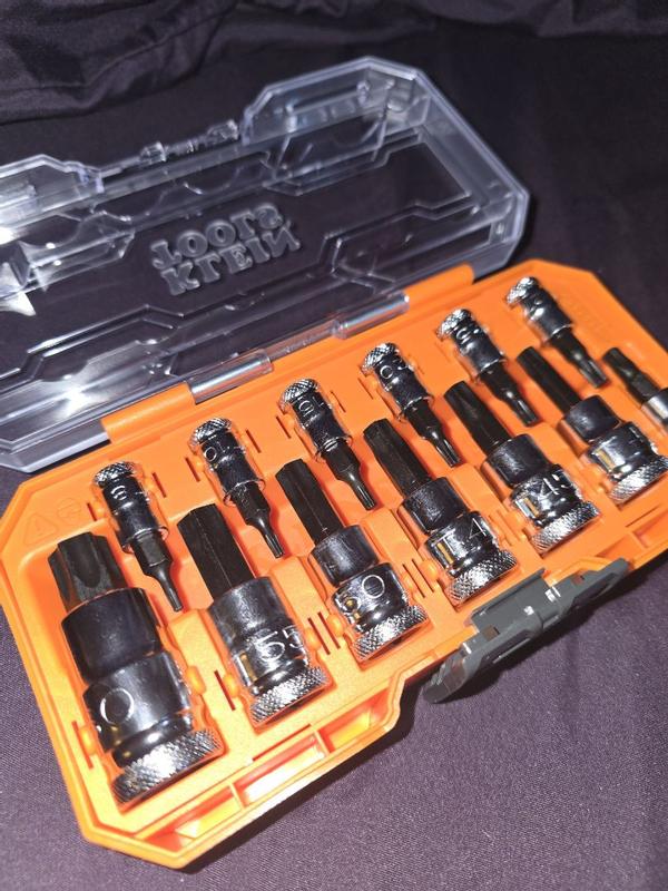 とろび Knurled TORX® Bit Socket Set, 13-Piece - 65213TX | Klein Tools