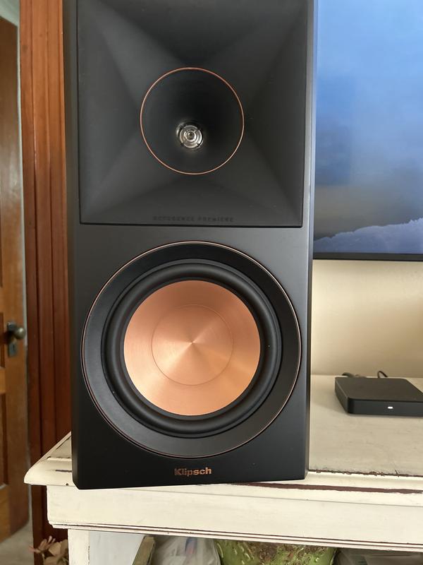 What I expect from Klipsch. The nameplate is straight.