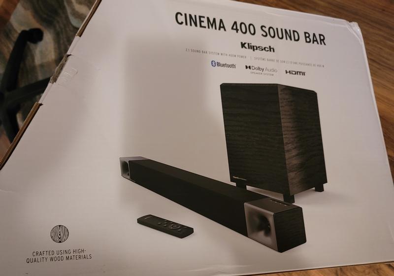 KLIPSCH CINEMA 400 store SOUND BAR