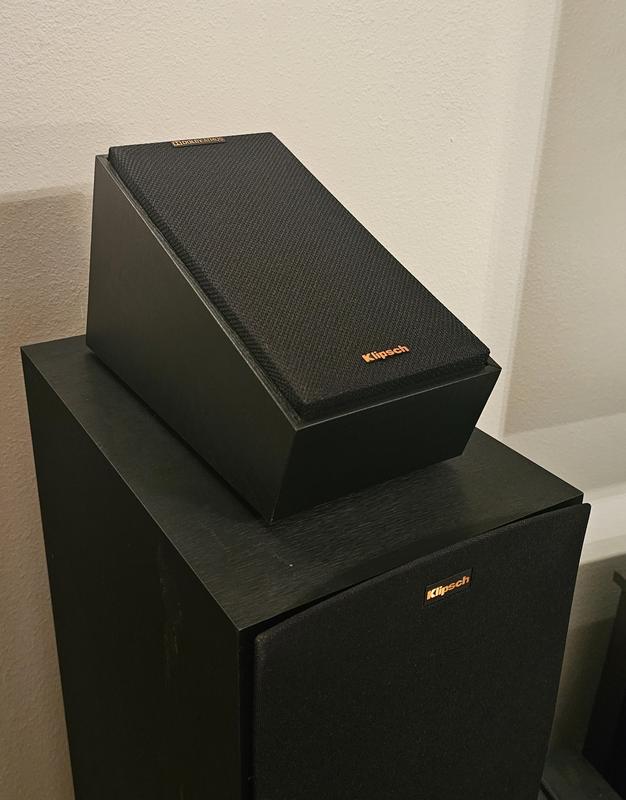 Klipsch R-41SA Powerful Detailed Home Speaker Set of 2 Black