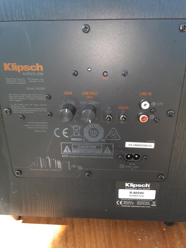 Klipsch | R-80SWi Wireless Subwoofer Klipsch | R-80SWi Wireless Subwoofer