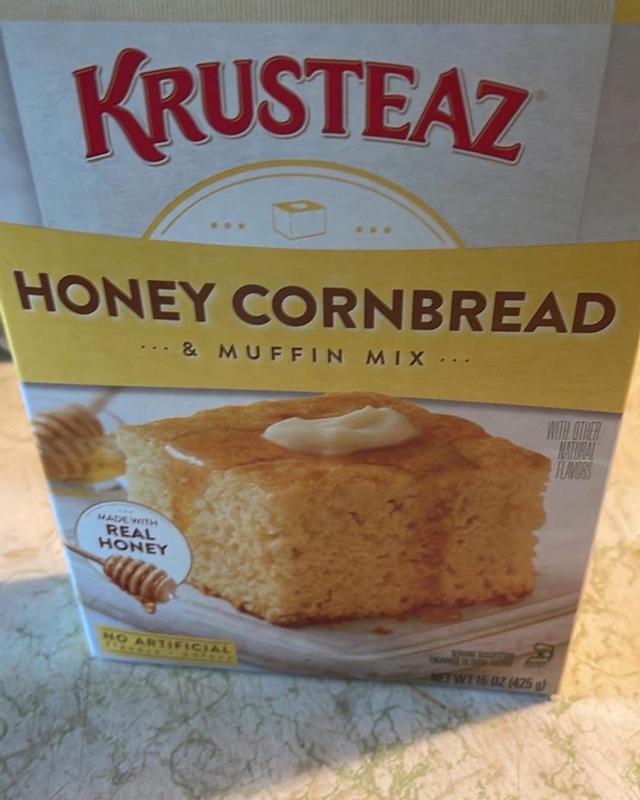 Krusteaz Cornbread & Muffin Mix, Honey - 15 oz