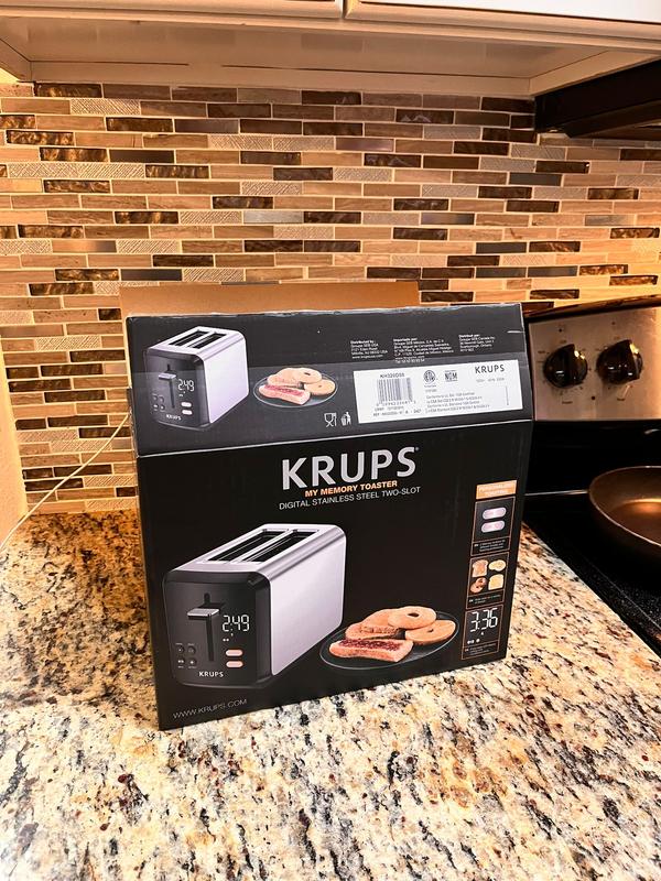 Krups My Memory Digital Stainless Steel 2 Slot Toaster & Reviews
