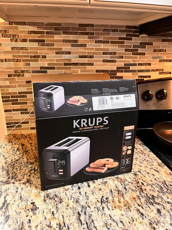 Krups My Memory Digital Slot Toaster 11 58 H x 18 W x 10 78 D