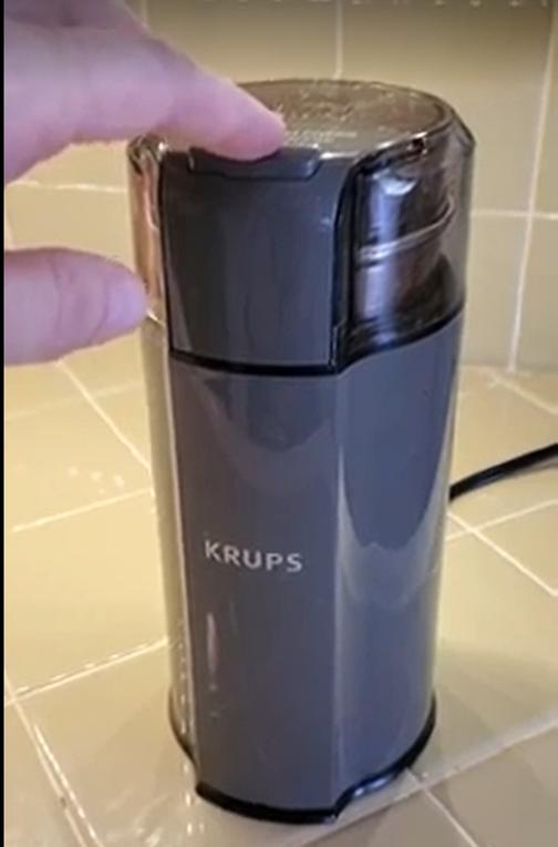 Krups Electric Spice Herbs and Coffee Grinder Silver/Black GX410011 - Best  Buy