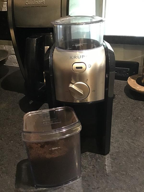 Freshly ground coffee