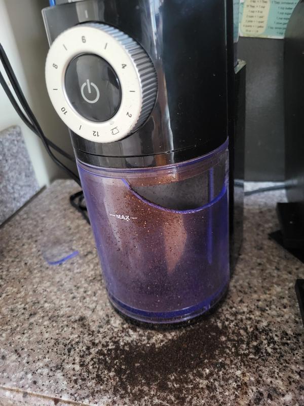 グラインドサイズとカップの選択、7オンス、ブラックとKRUPS GX5000プロフェッショナル電気コーヒーバリグラインダー Coffee Grinder GX5000 | Breakfast Appliances | Krups